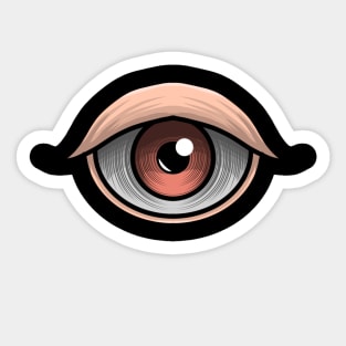 Eye Design Sticker